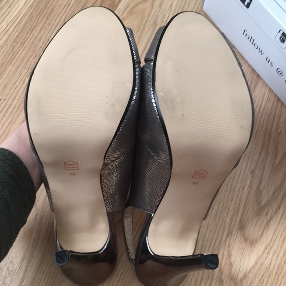 Like new! Caparros peep toe platform high heels 9B - Picture 8 of 10